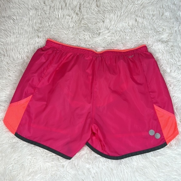 Reebok Pink & Neon Orange Athletic Shorts - Picture 7 of 9